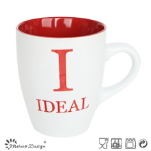 Hot Sale Outside White Inside Red Coffee Mug